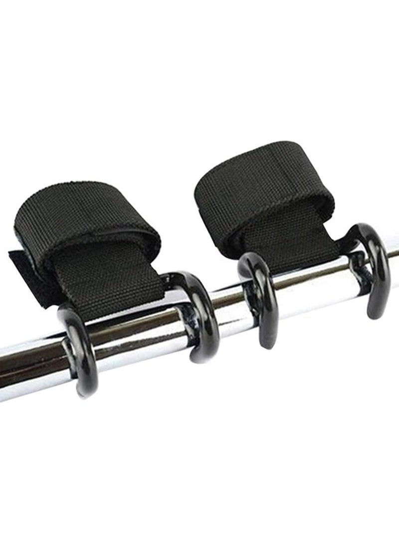 SportQ Weight Lifting Tensioner Weight Lifting Hooks for Hand and Wrist Gym Workout – Strong Steel Hook Wrist Strap to Relieve Finger Pressure and Increase Pull Up Strength – Ideal for Pull Ups and Barbells - Image 3